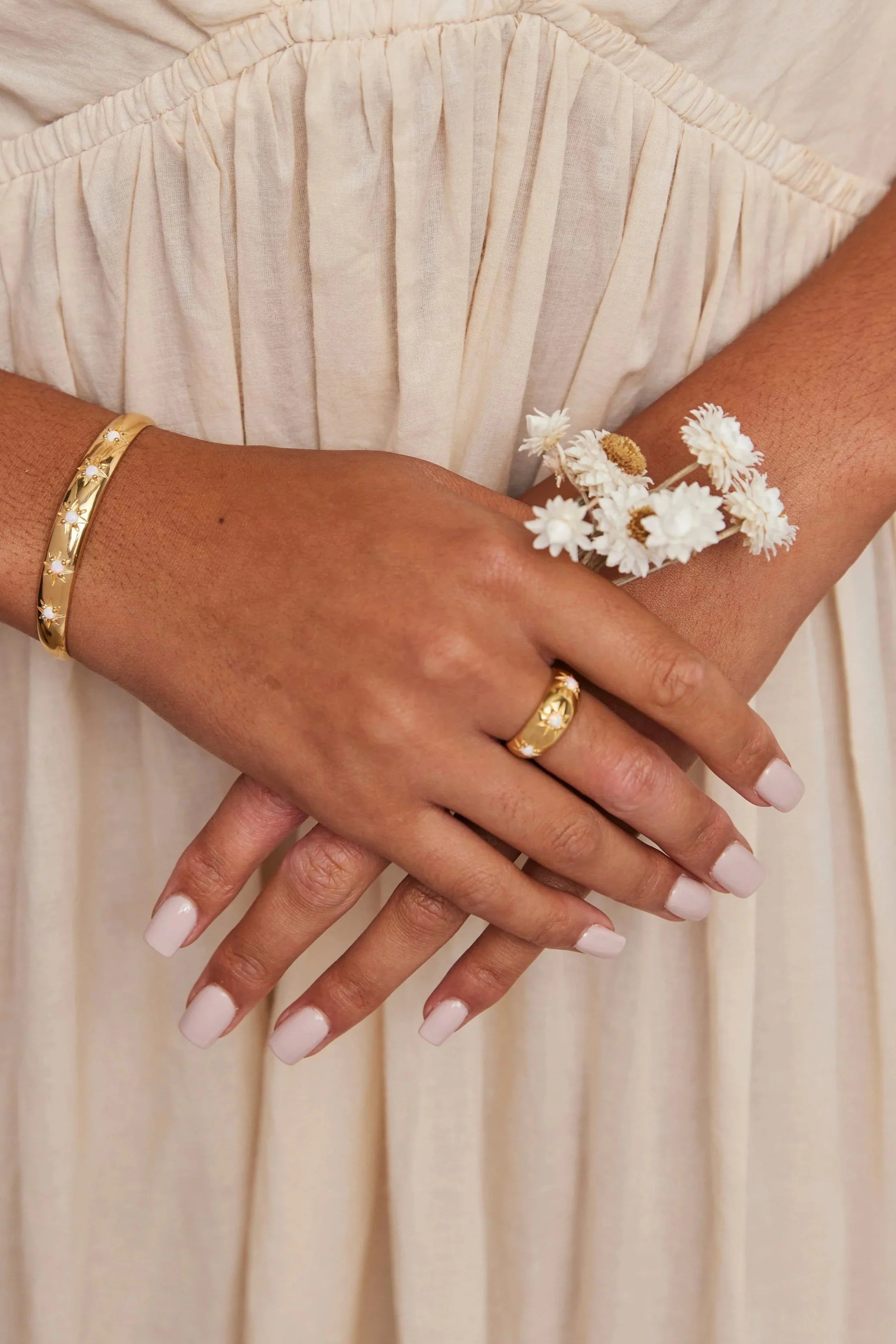 TONI MAY ALINA RING - OPAL/GOLD