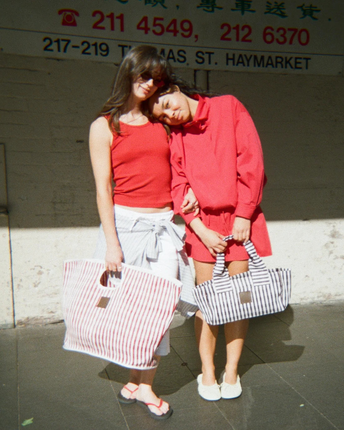 EAU BAGS EAST WEST TOTE - MARRON PRINT