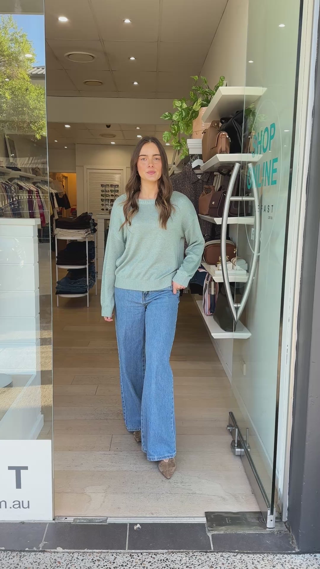 VICTORIA JUMPER - SAGE GREEN