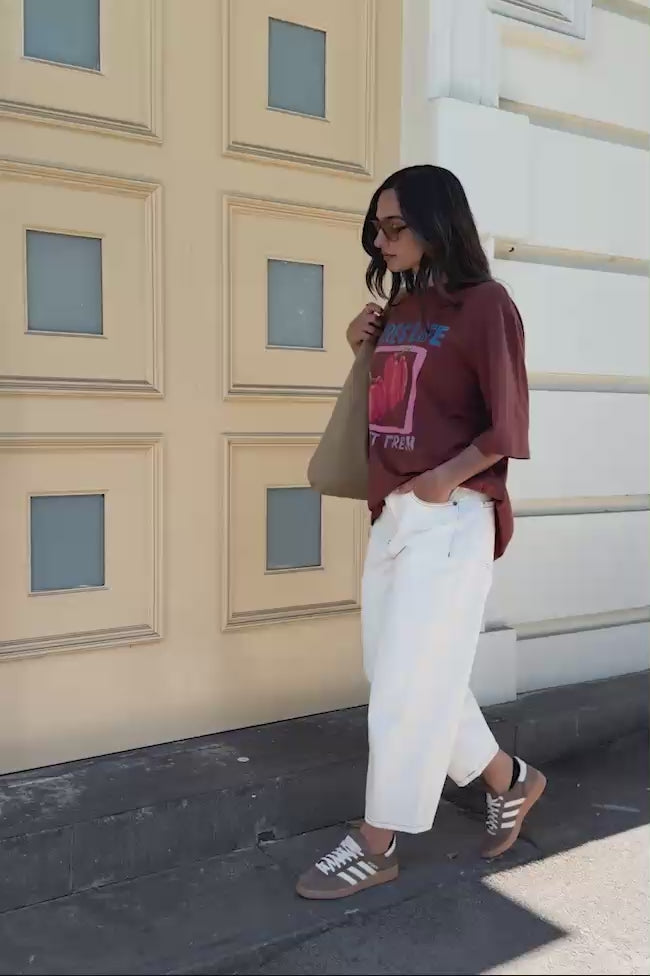 CERES LIFE LIV OVERSIZED TEE - GINGER/FARMERS MARKET