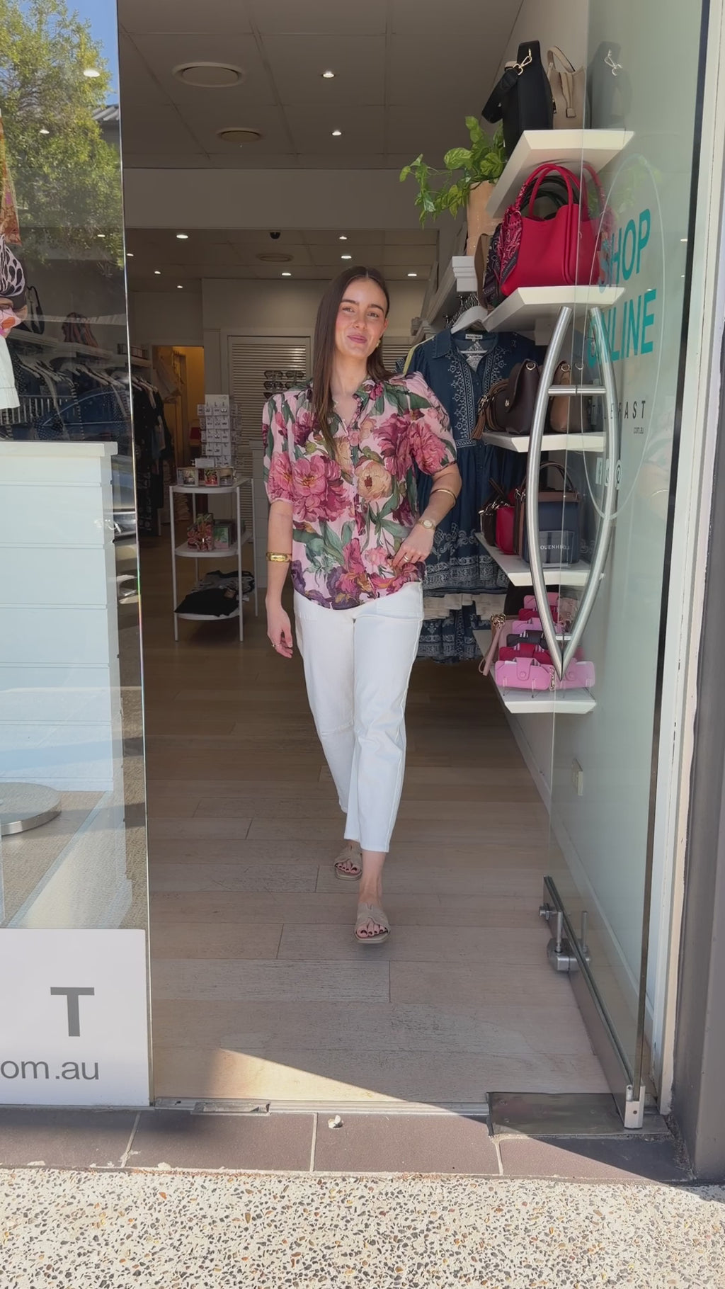 DAISY BLOUSE - FLORAL PRINT