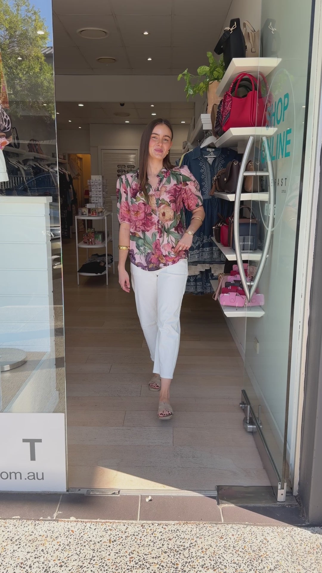 DAISY BLOUSE - FLORAL PRINT