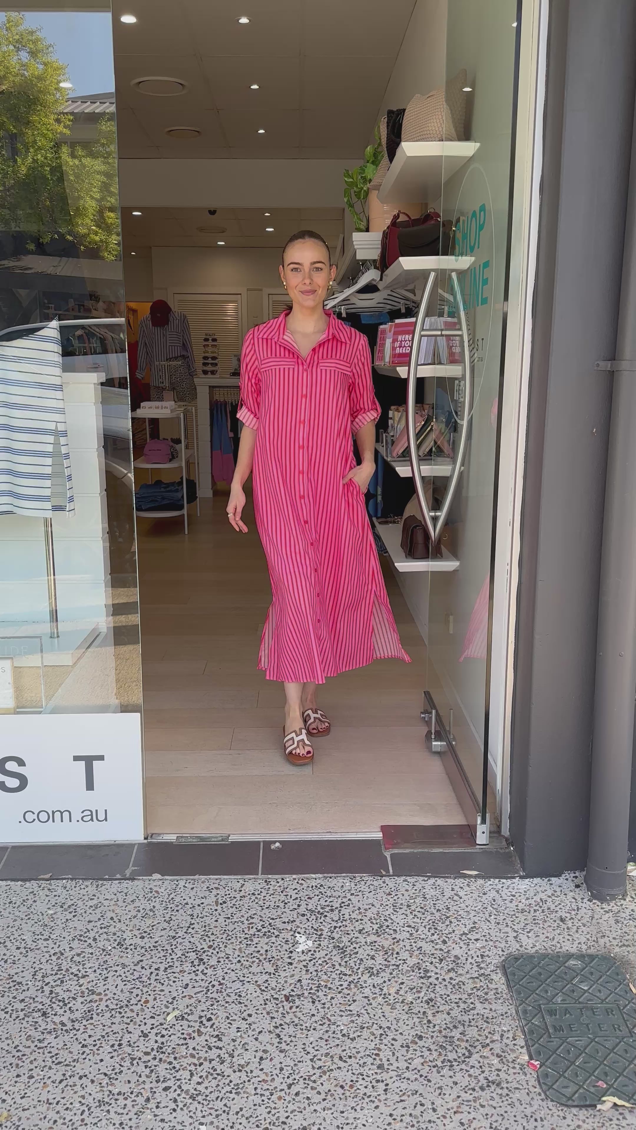 EDEN COTTON SHIRTDRESS - SAACHI PRINT