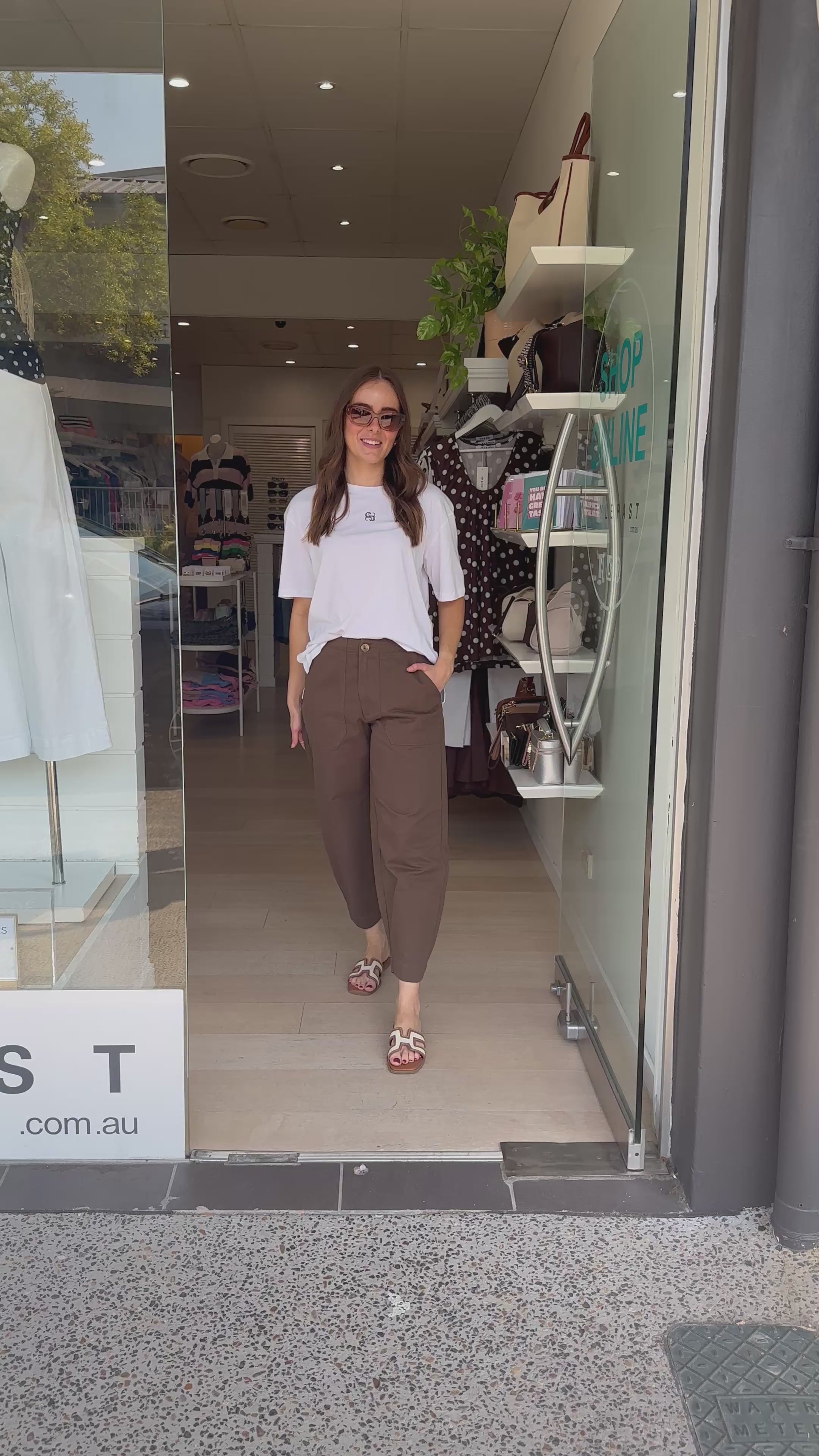 CERES LIFE WEEKENDER PANT - CHOCOLATE