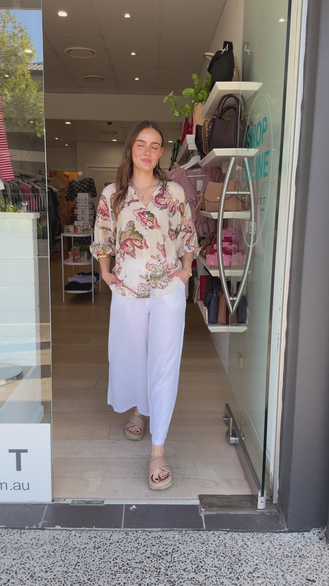 FLORA BLOUSE - PAISLEY PRINT