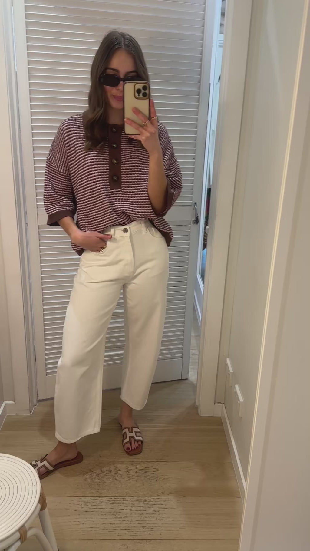 FEATHER + NOISE LOLA CROPPED BARREL JEAN - WHITE