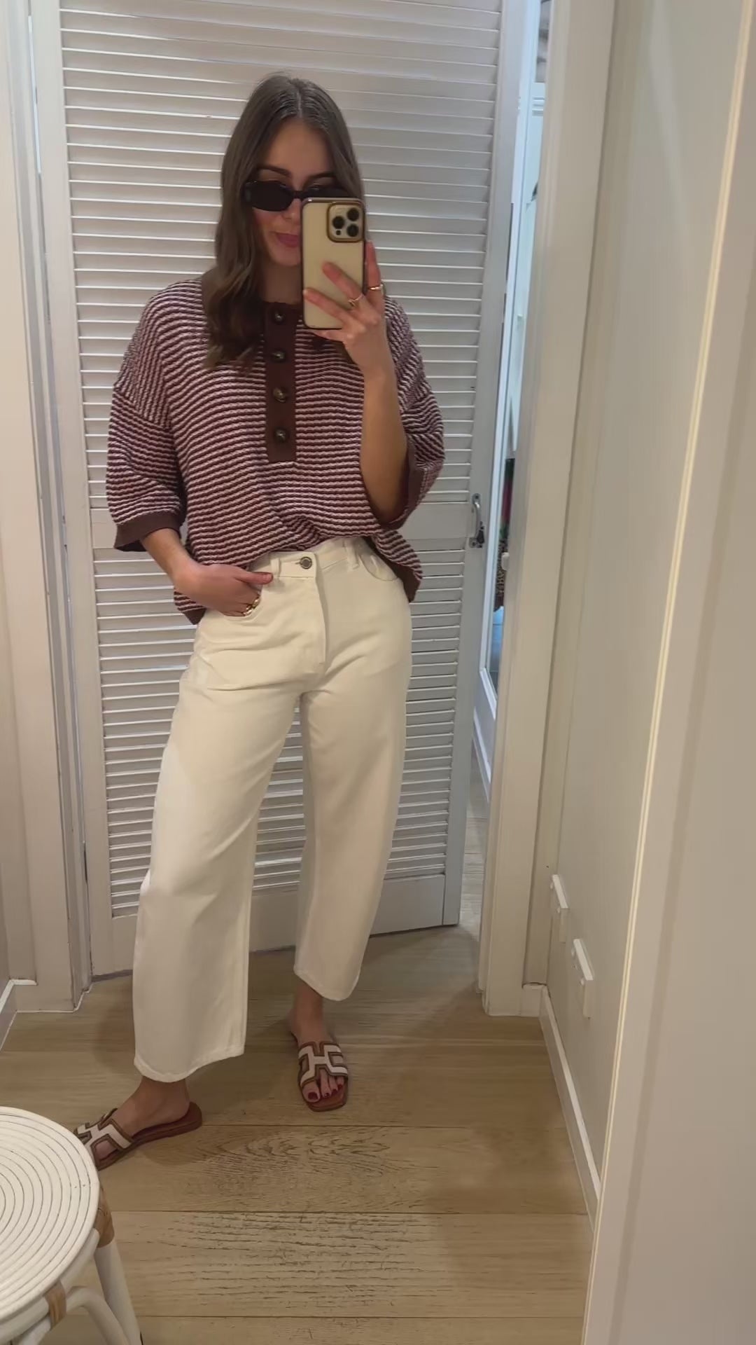 FEATHER + NOISE LOLA CROPPED BARREL JEAN - WHITE