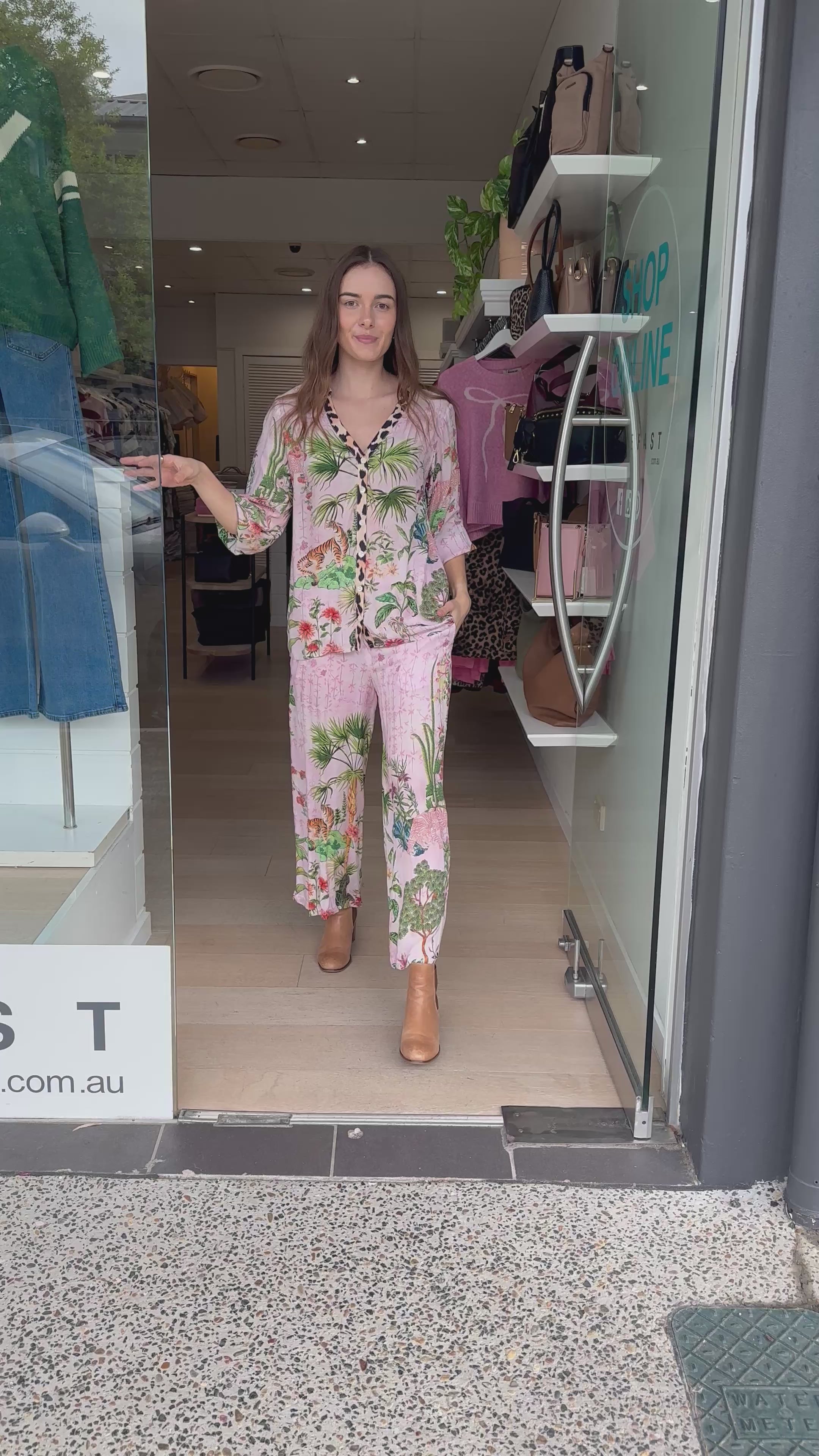 RUBYYAYA NOUVEAU SHIRT - PINK