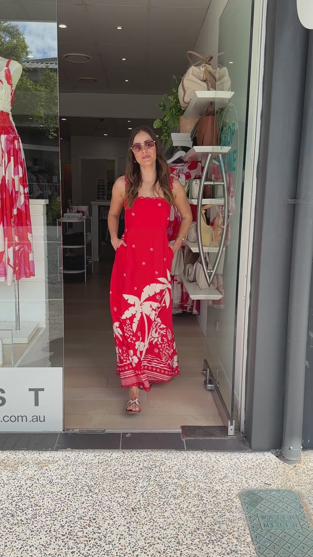 KALLIE MAXI DRESS - RED