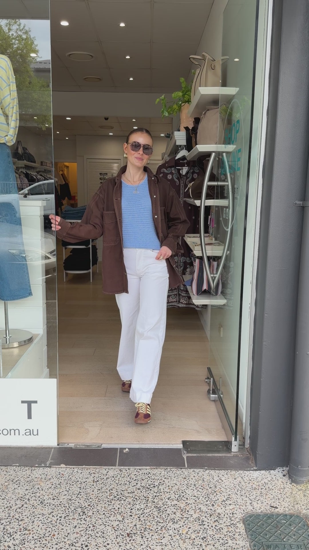 CASPER WIDE LEG JEANS - WHITE