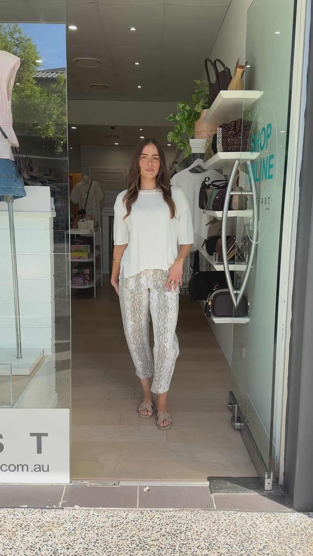 APOLO BOXY KNIT TOP - IVORY