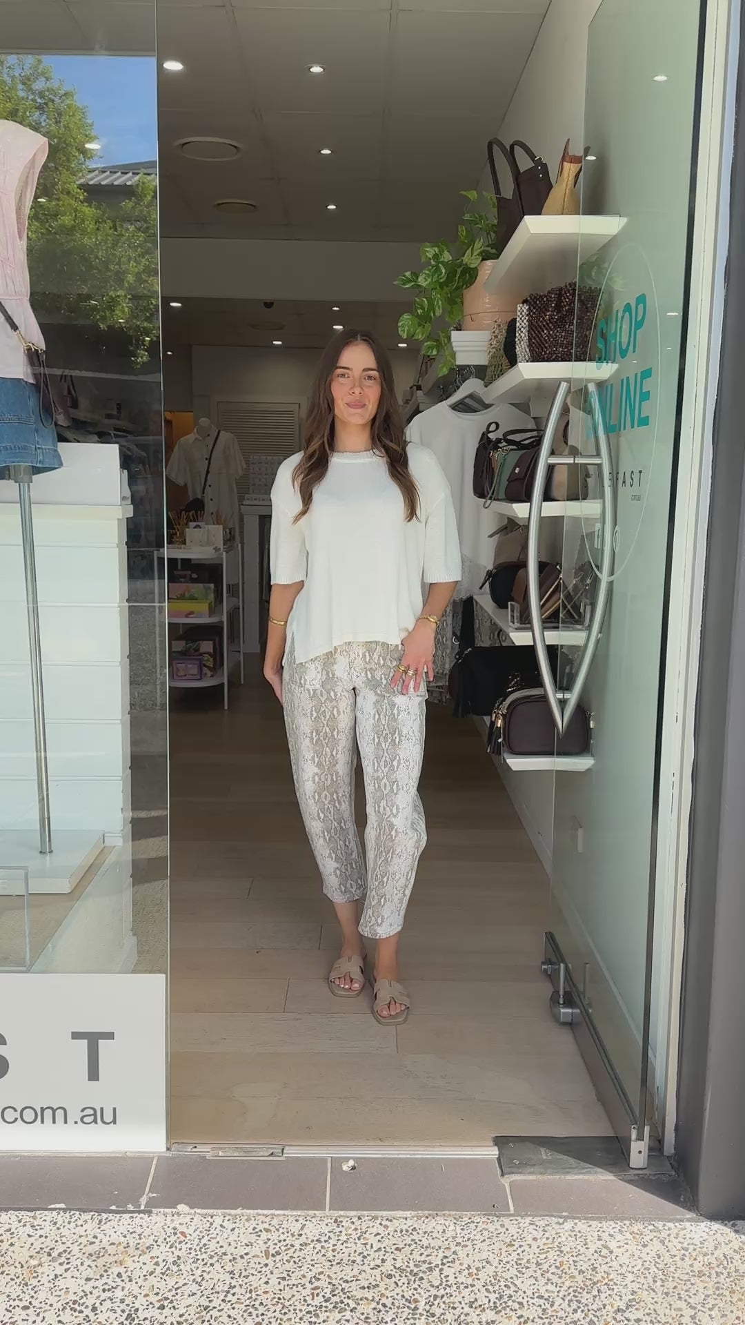 APOLO BOXY KNIT TOP - IVORY