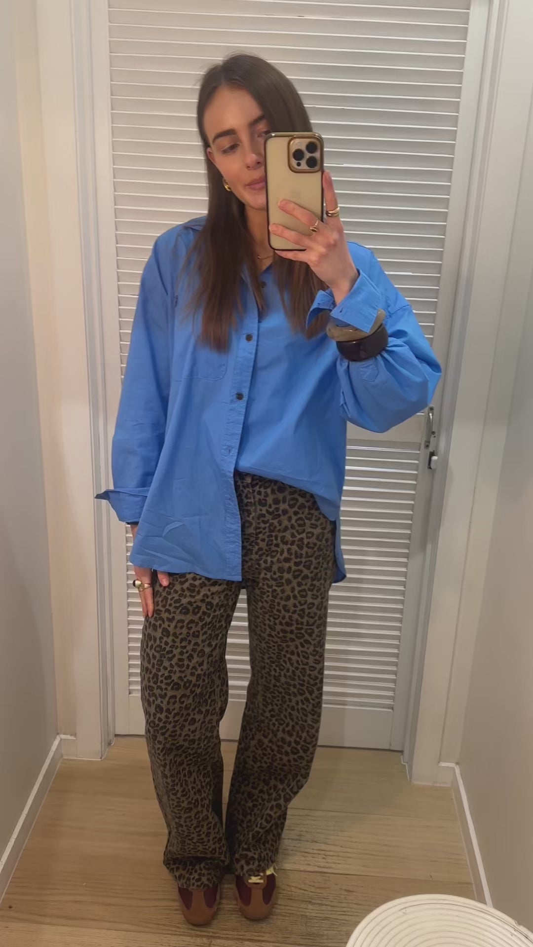 CERES LIFE PETA OVERSIZED SHIRT - COBALT BLUE
