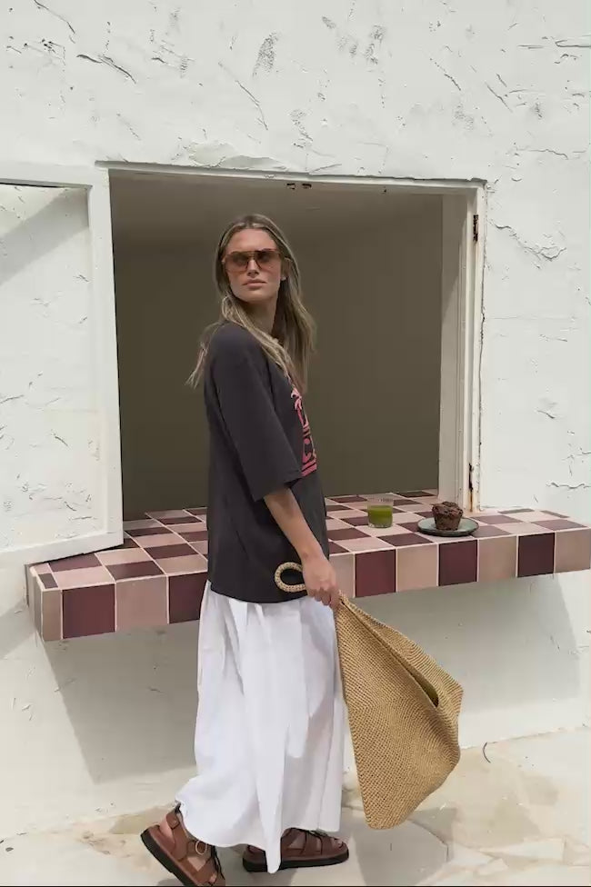 CERES LIFE LIV OVERSIZED TEE - SUNSET PALMS