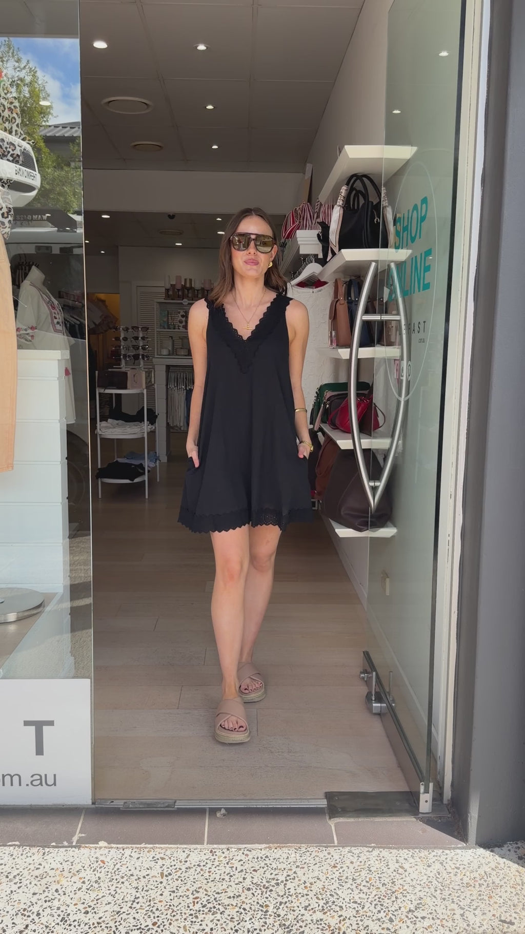 AMARA MINI DRESS - BLACK