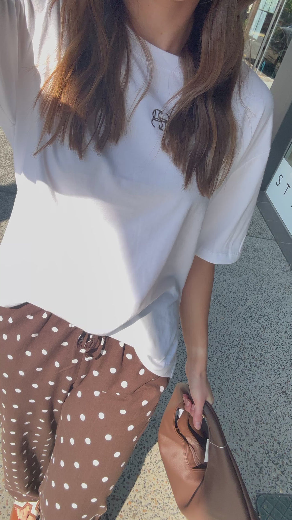 CERES LIFE RESORT PANT - CHOC POLKA DOT