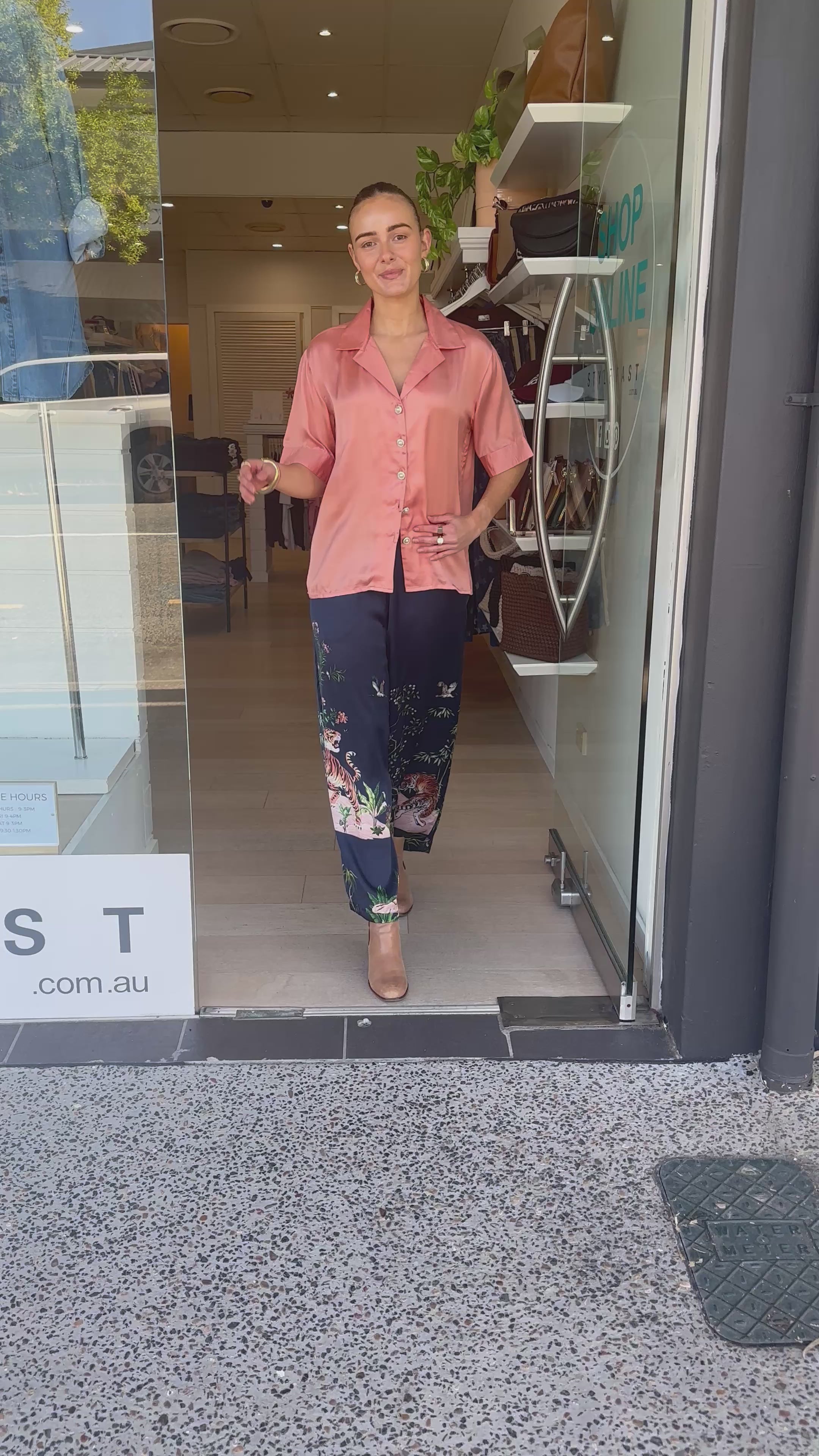 RUBYYAYA MACHALI PANT - NAVY