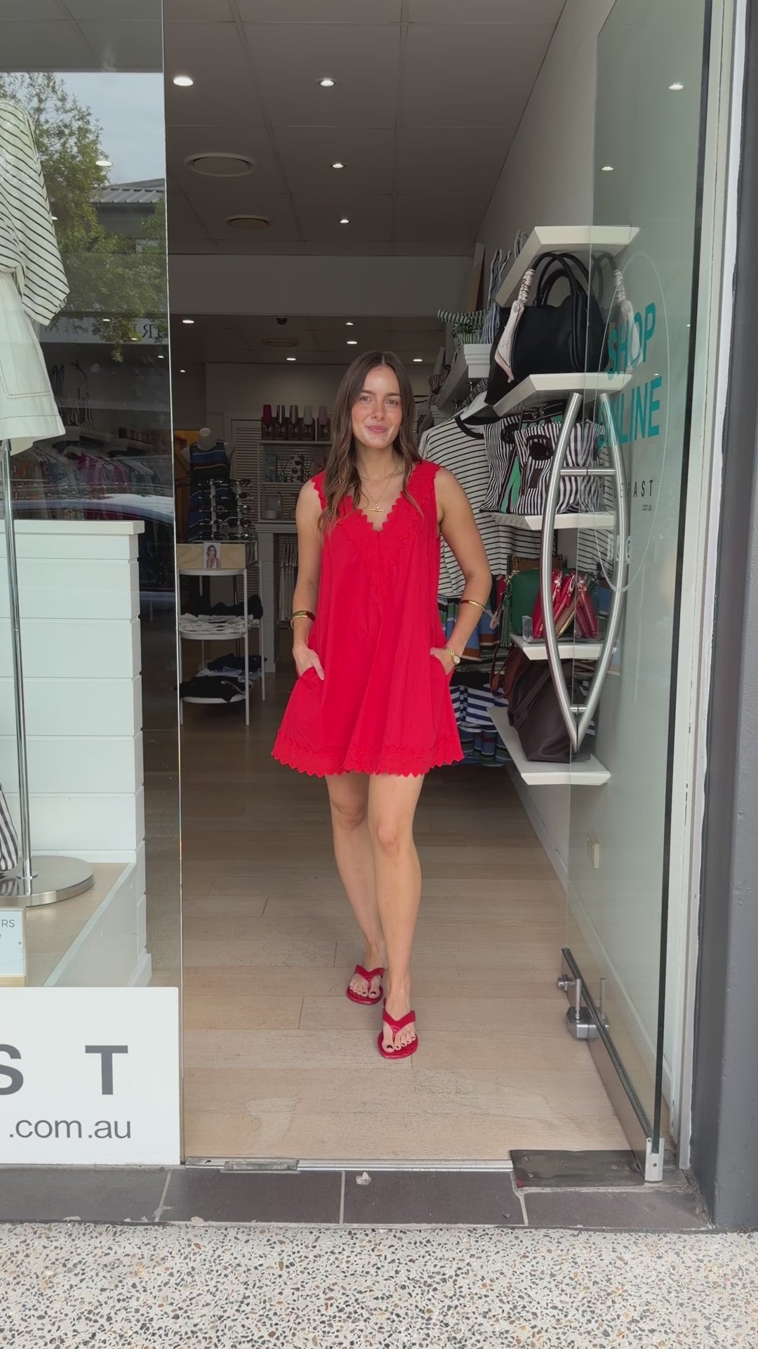 PERMATA MINI DRESS - RED