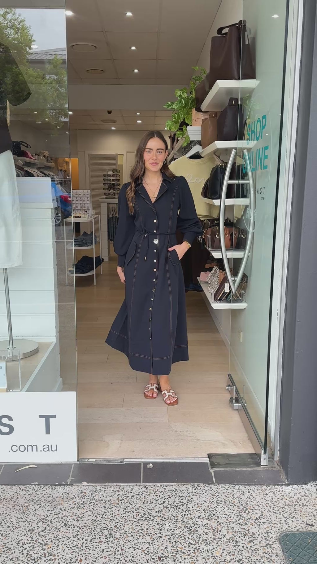 JACKIE MAXI DRESS - NAVY