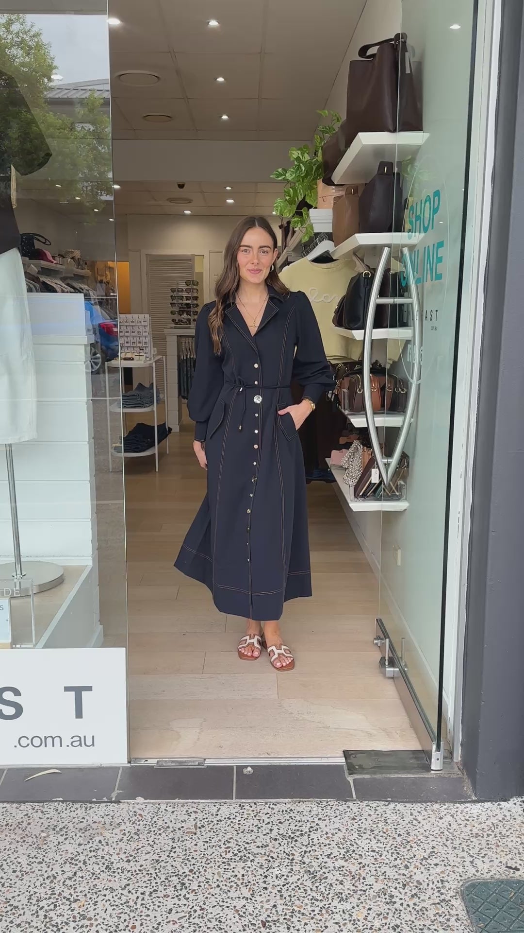 JACKIE MAXI DRESS - NAVY