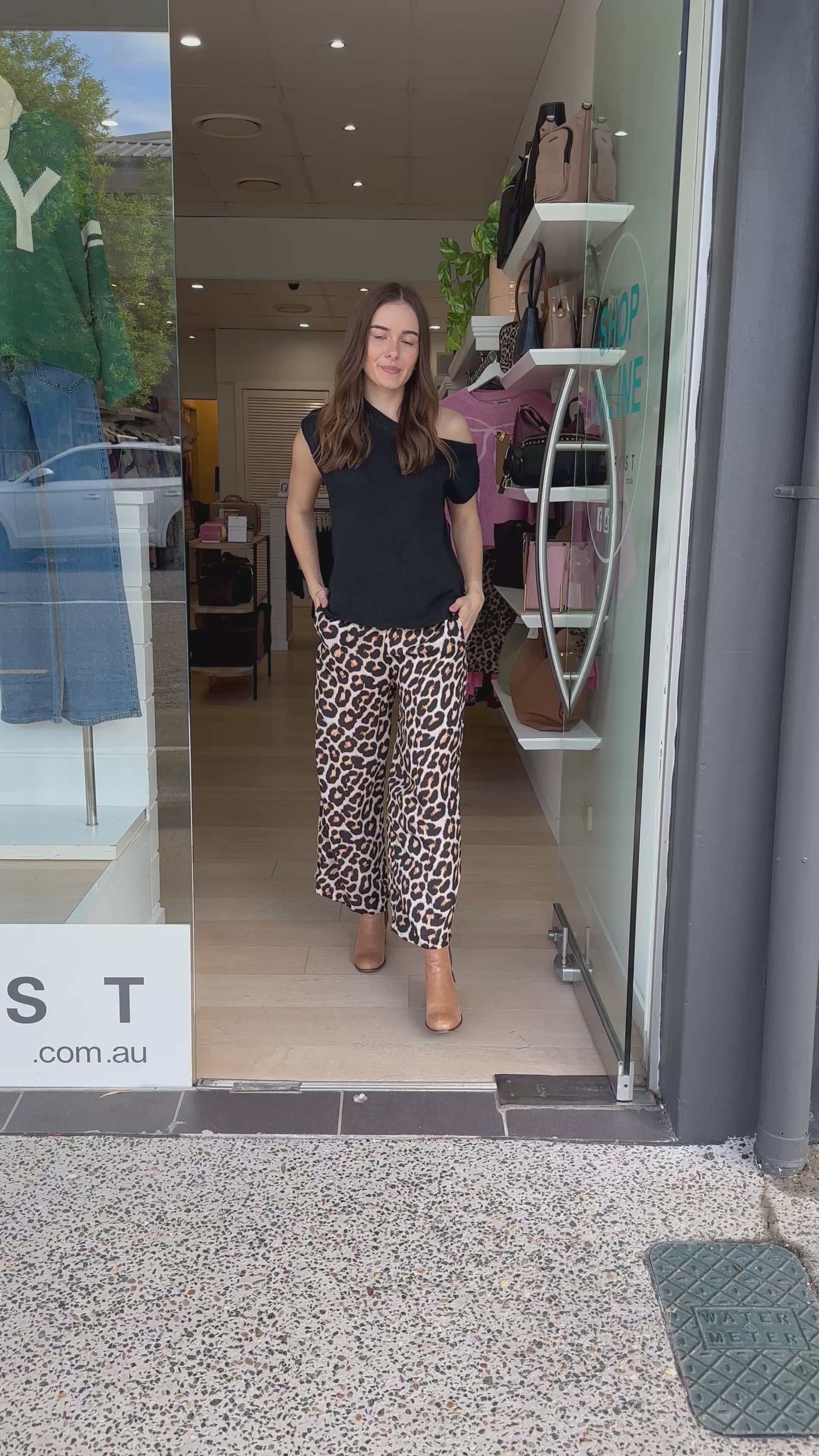 RUBYYAYA LONDOLOZI PANT - LEOPARD