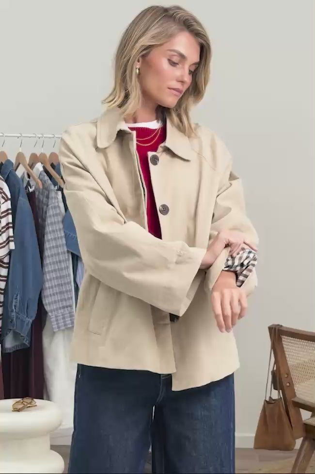 PIA COAT - SAND