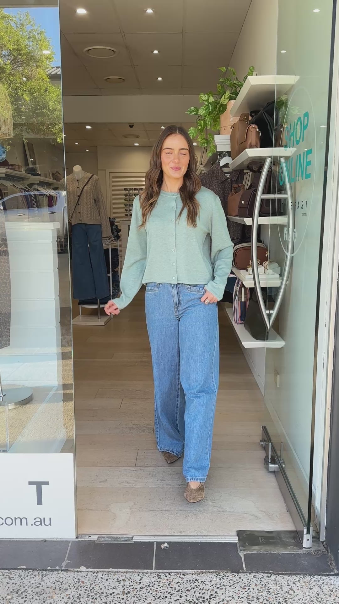 LYDIA CARDIGAN - SAGE GREEN