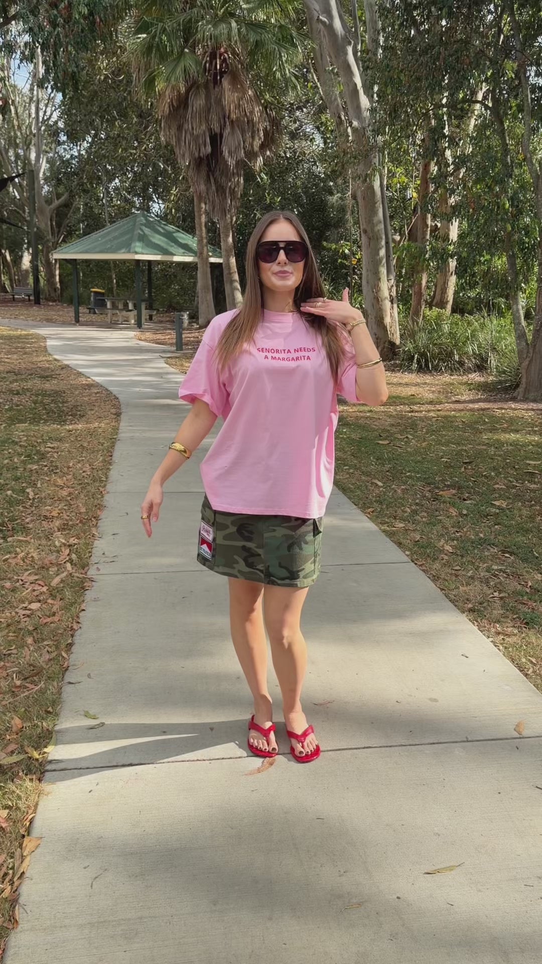 BY FRANKIE SENORITA MARGARITA TEE - PINK