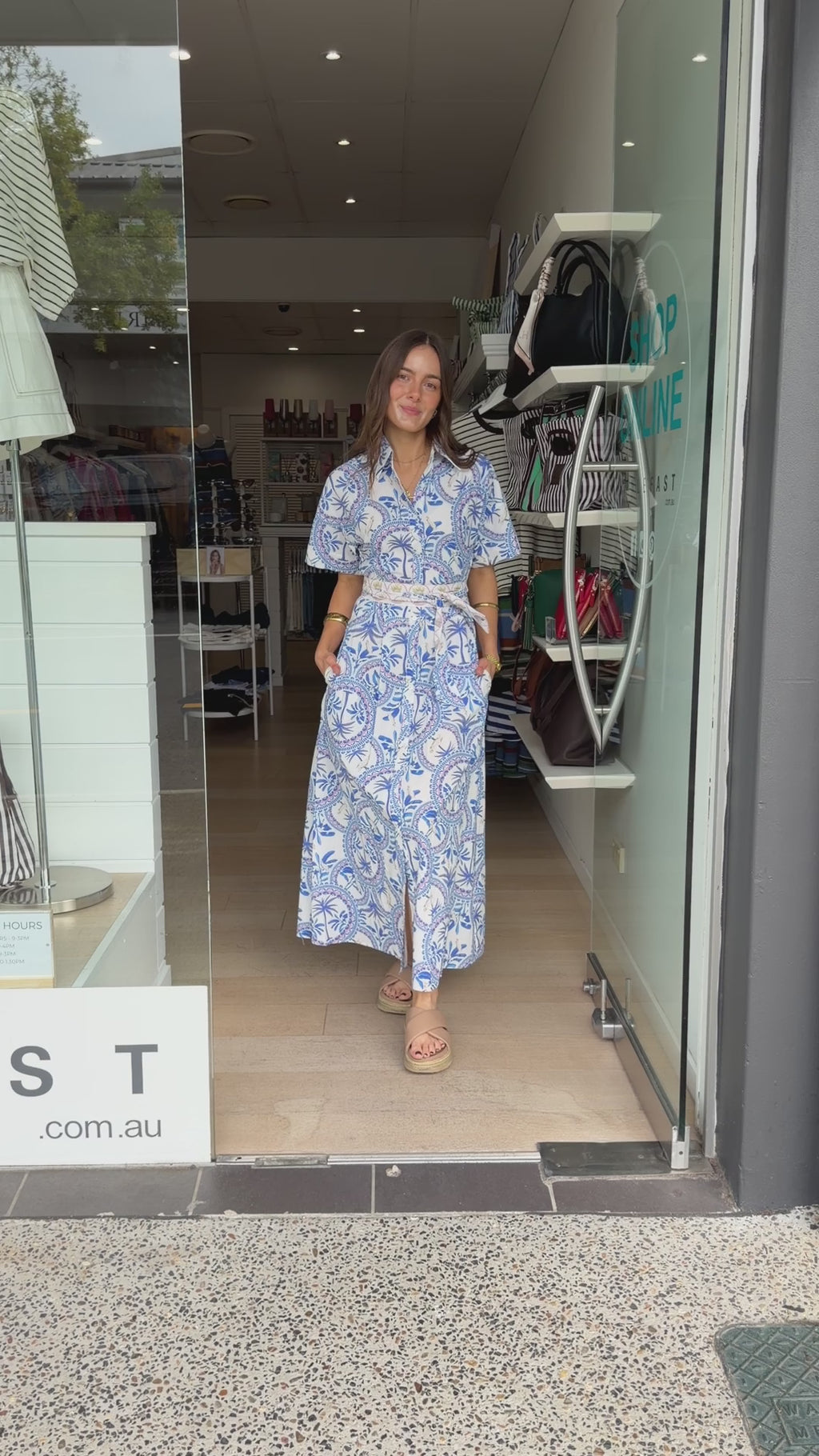 WILLOW MAXI DRESS - ISLAND ESCAPE PRINT