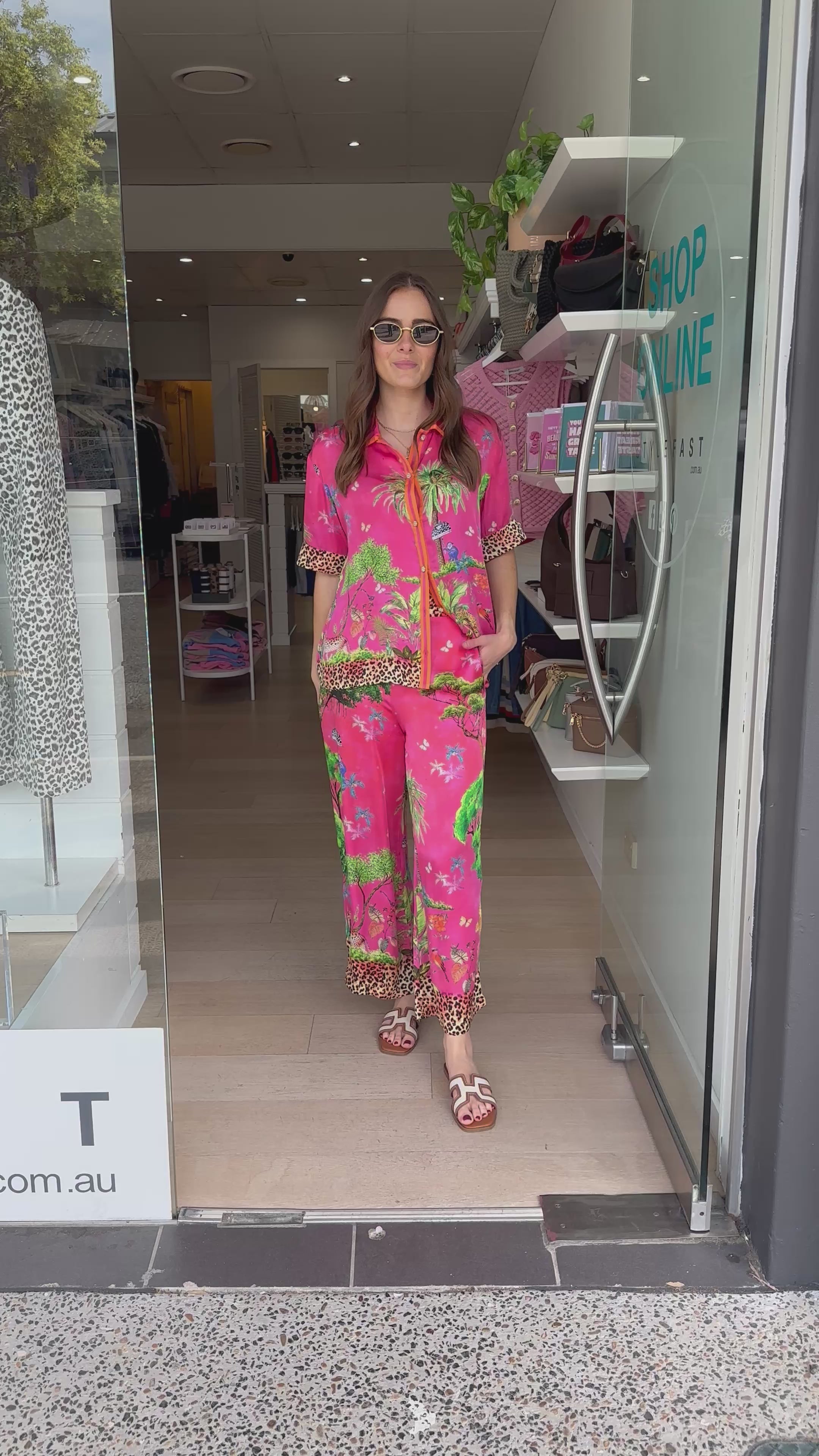 RUBYYAYA MATARAM PANT - CORAL