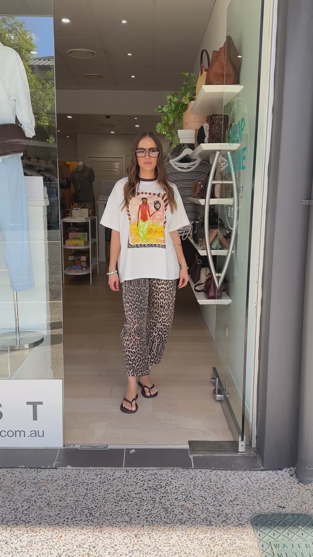 BY FRANKIE MERMAID VASE TEE - WHITE