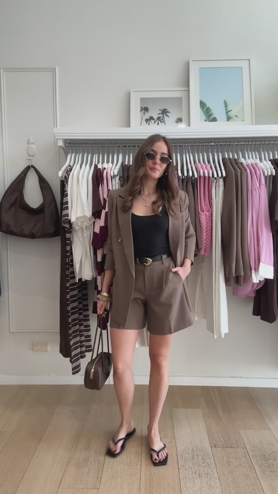 FEATHER + NOISE HAYLEY BLAZER - ESPRESSO