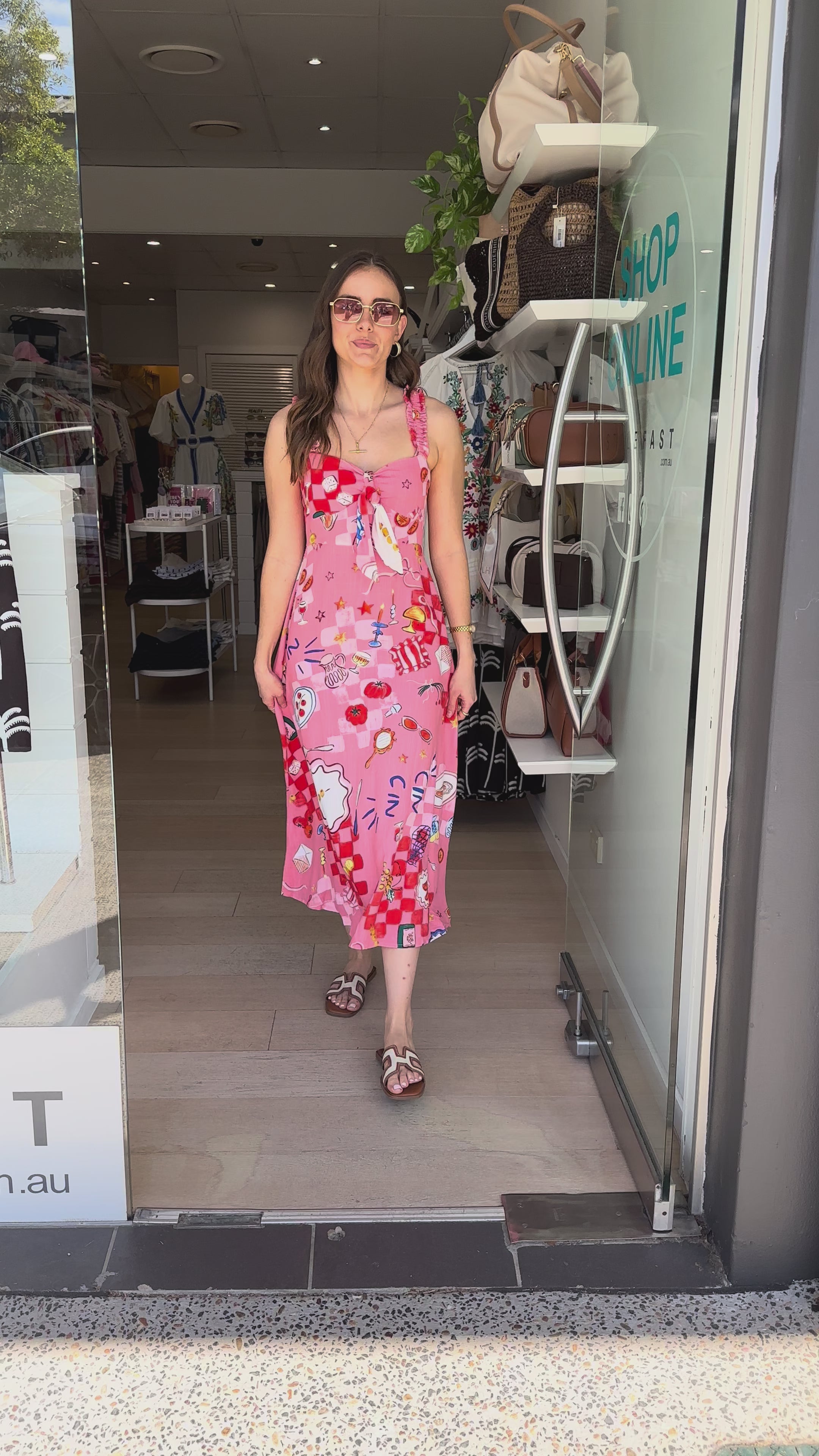 AMORE MIDI DRESS - SUMMER PRINT