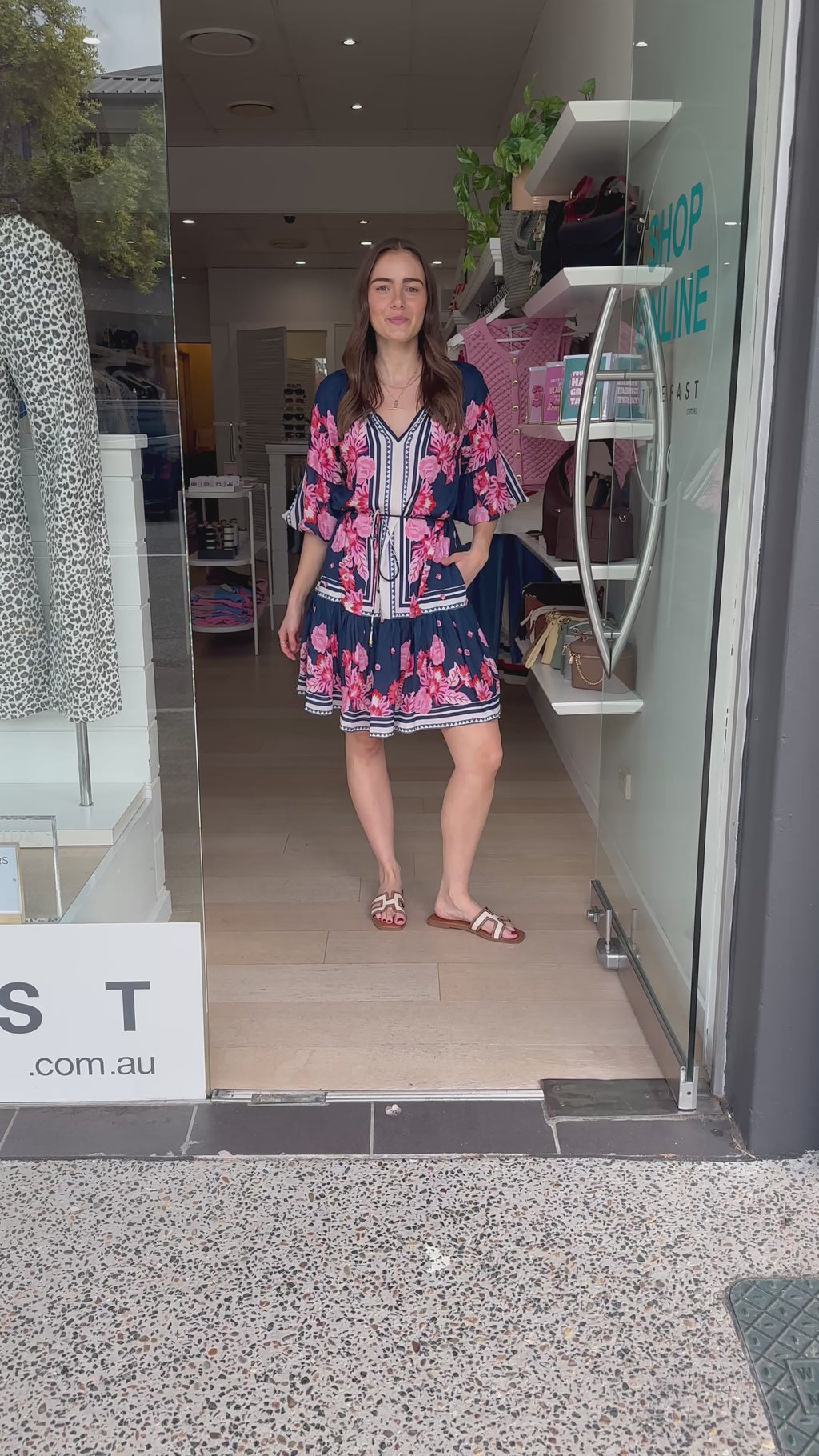 LULASOUL LADERA DRESS - NAVY