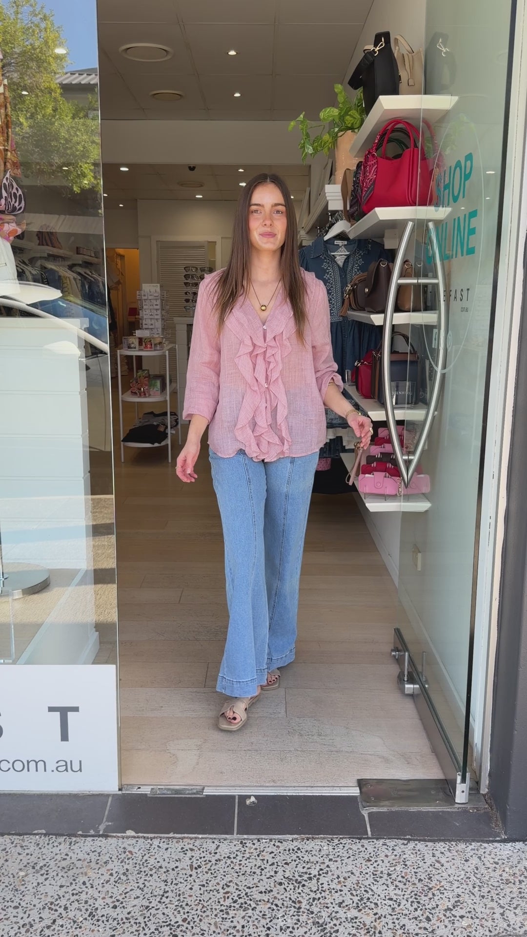 AESHA BLOUSE - DUSTY PINK
