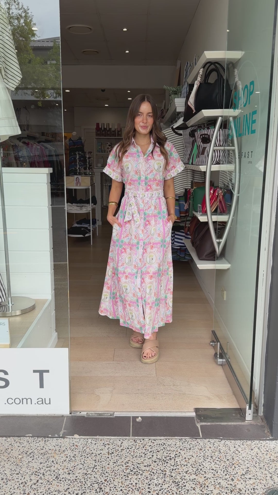 WILLOW MAXI DRESS - PARADISE IS BORN PRINT