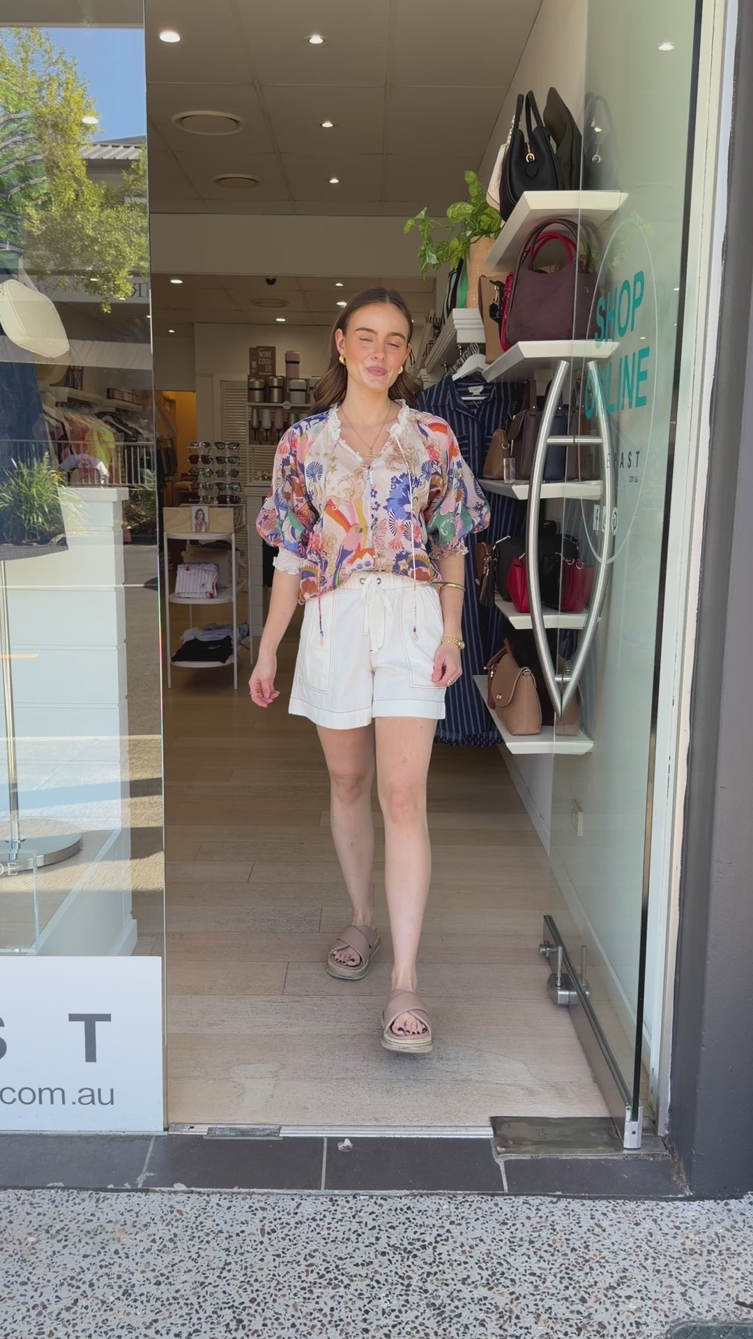 WILLA BLOUSE - MULTI PRINT