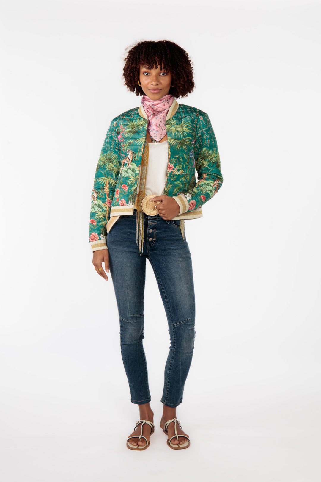 RUBYYAYA NOUVEAU JACKET - GREEN