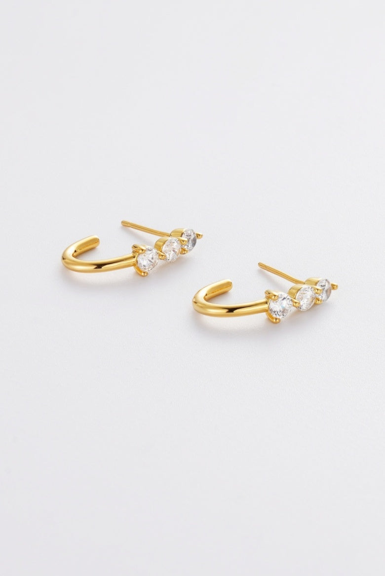 ZAFINO MARA HOOP - GOLD