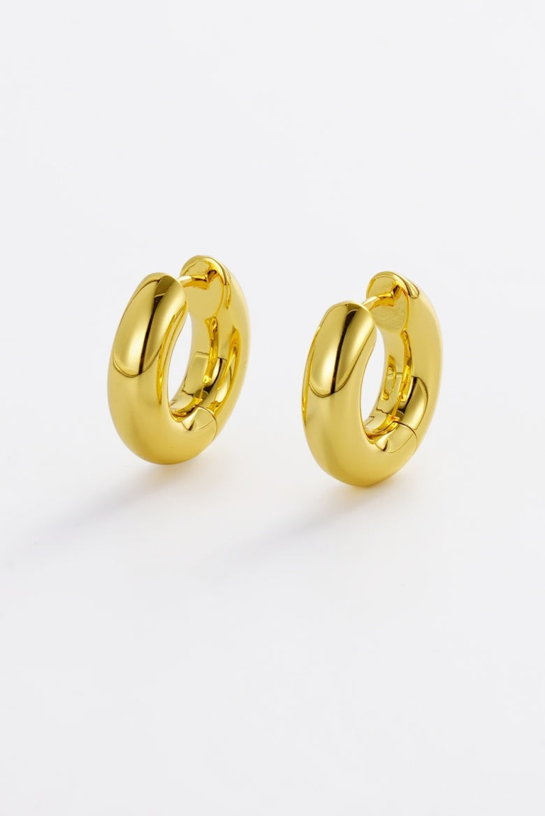 ZAFINO LINA HOOP SMALL - GOLD