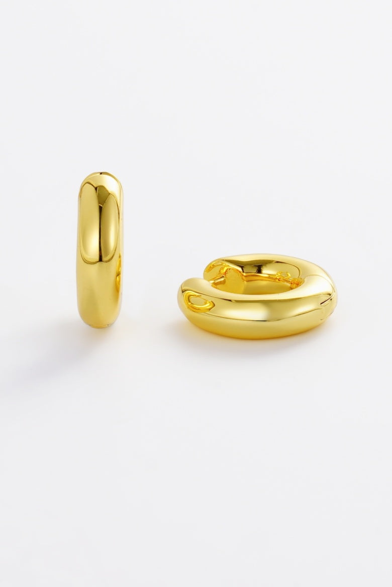 ZAFINO LINA HOOP SMALL - GOLD